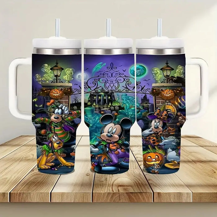 Halloween 40oz Mickey Mouse Insulated Tumbler With Straw