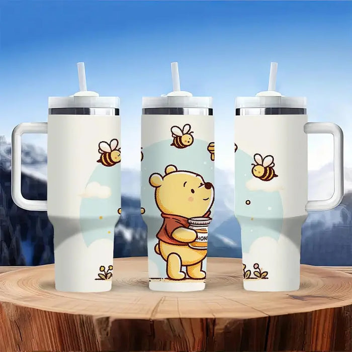 Winnie The Pooh 40oz Insulated Stainless Steel Tumbler With Lid