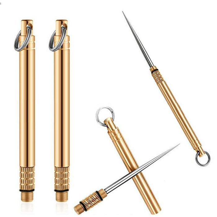 Titanium Outdoor Portable Toothpick Tube