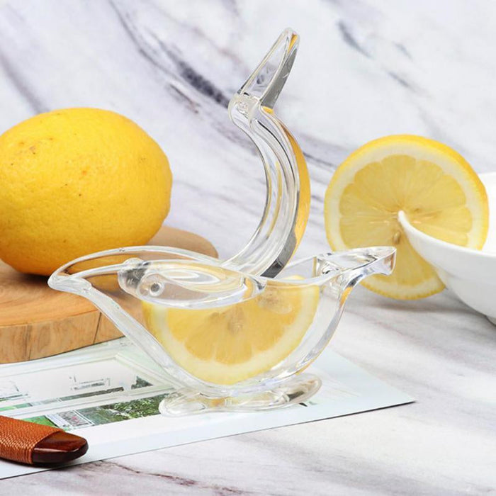 2 Piece Transparent Handheld Lemon Pouring Juicer