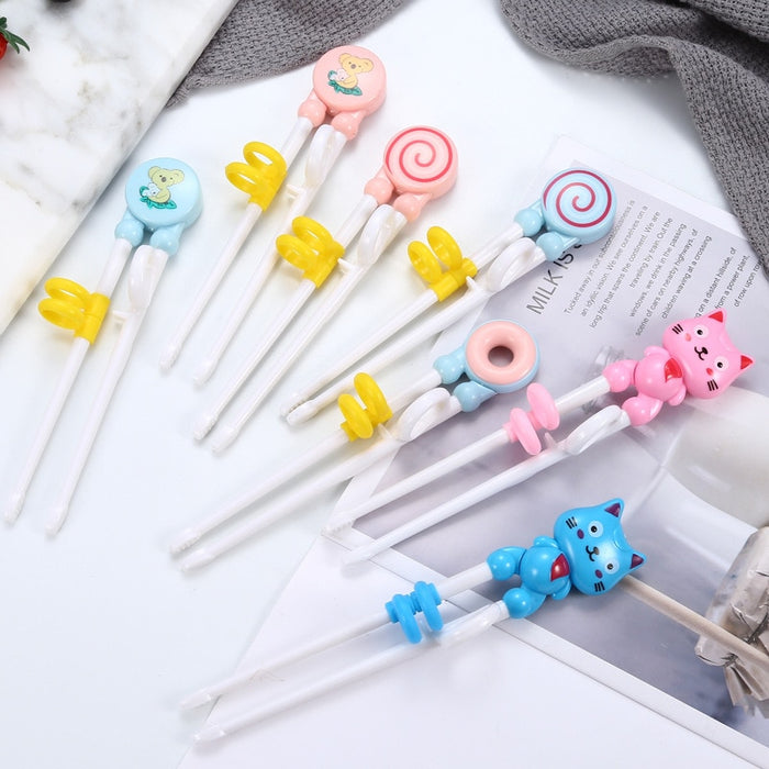 Cat Baby Kids Children Chinese Chopsticks