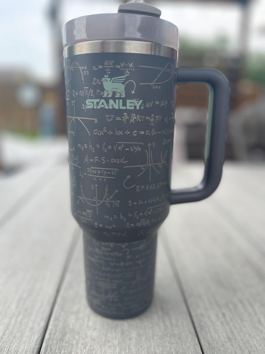 40oz Mathematical Formula Design Tumbler