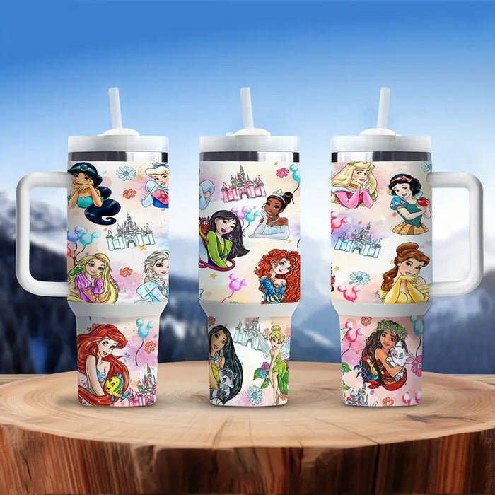 Fairytale Castle 40oz Stainless Steel Tumbler