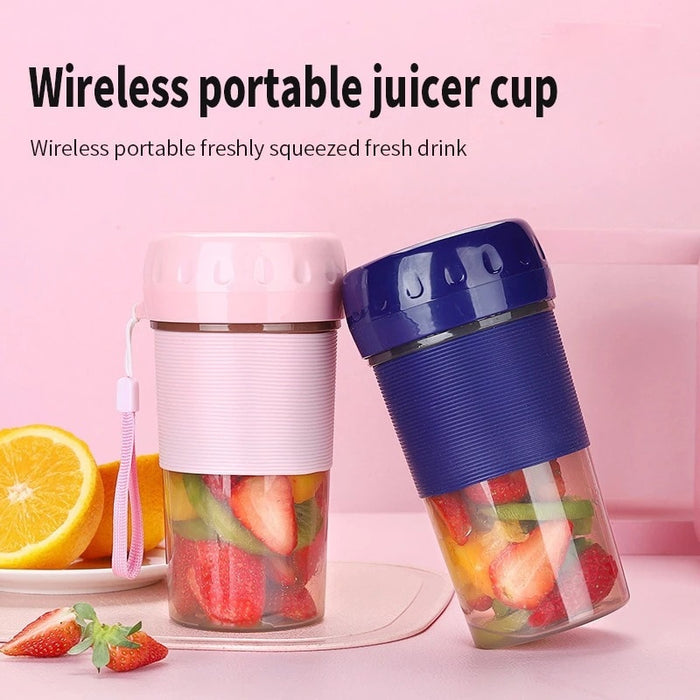 Electric Mini Portable USB Rechargeable Fruit Blender