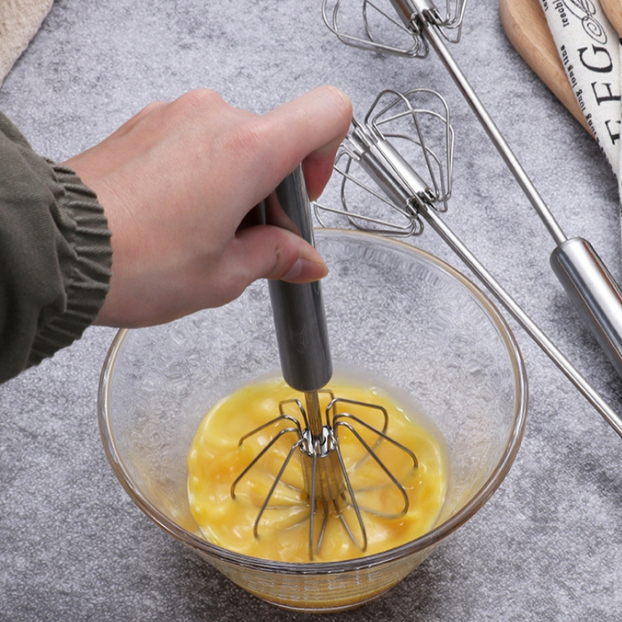 Hand Pressure Semi Automatic Egg Beater