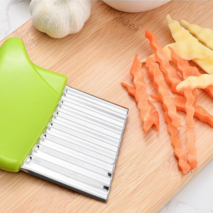 Corrugated Wavy Vegetable Slicer Cutter Tool