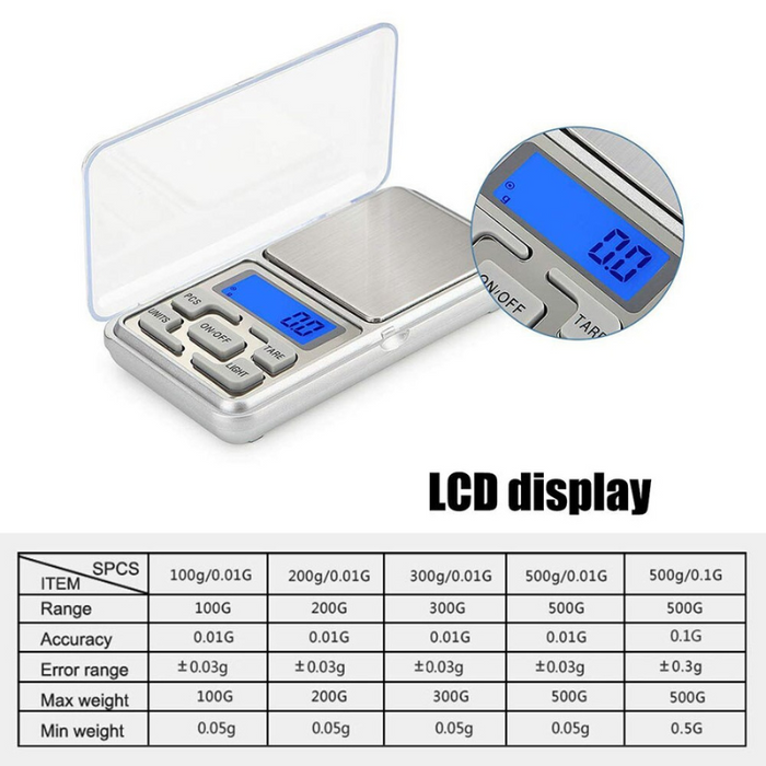 High Accuracy Electronic Pocket Scale