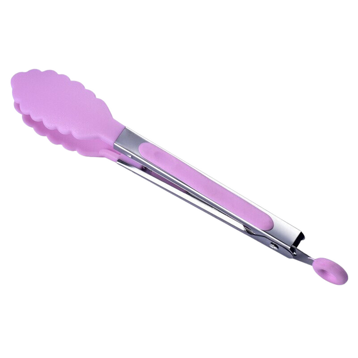 Silicone And Stainless Steel Food Tongs