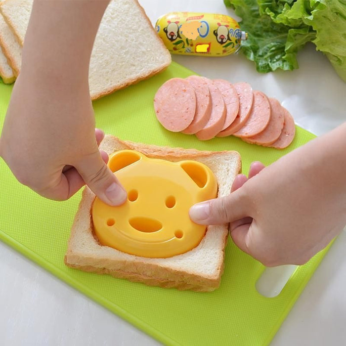 Kitchen Breakfast Bear Sandwich Mold