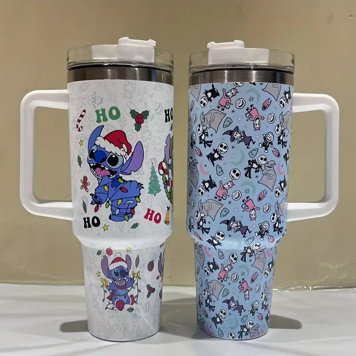 Holiday Stitch 40Oz Tumbler With Insulated Lid