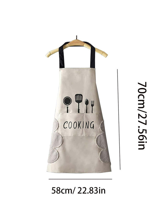 1 Piece of Kitchenware Print Apron