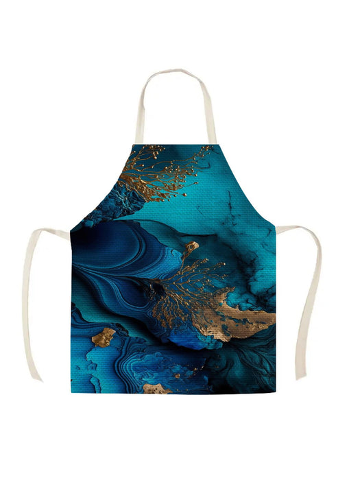 Marble Pattern Apron