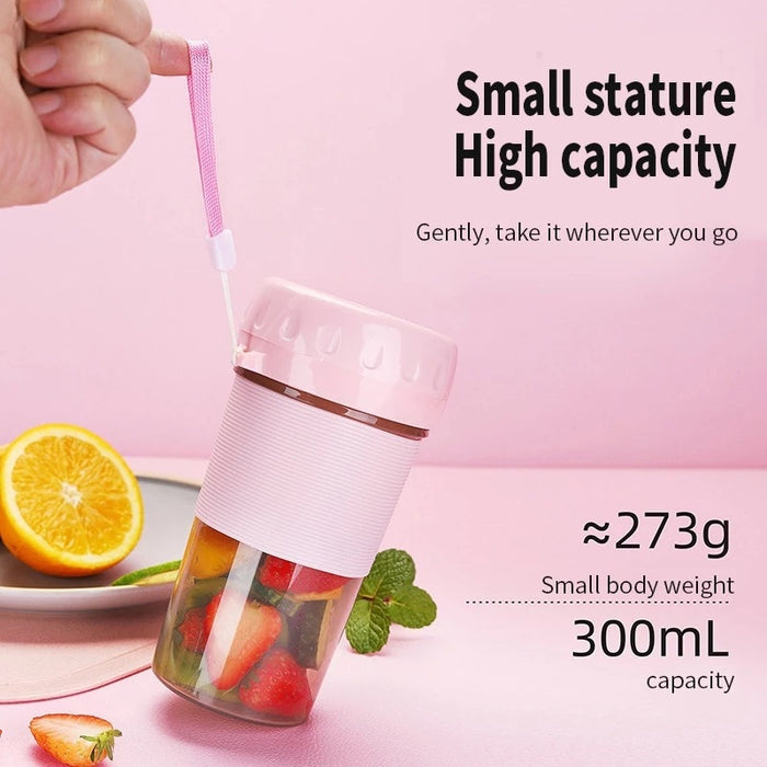 Electric Mini Portable USB Rechargeable Fruit Blender