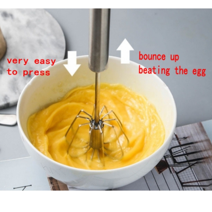 Hand Pressure Semi Automatic Egg Beater