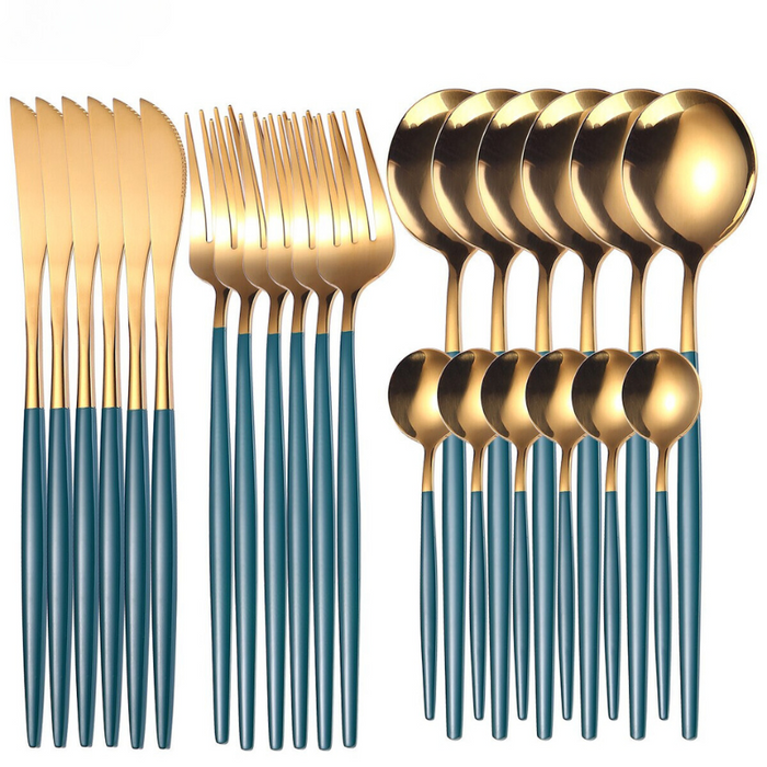 Gold Stainless Steel Cutleries