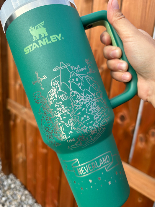 Adventure Map 40oz Tumbler With Neverland Design