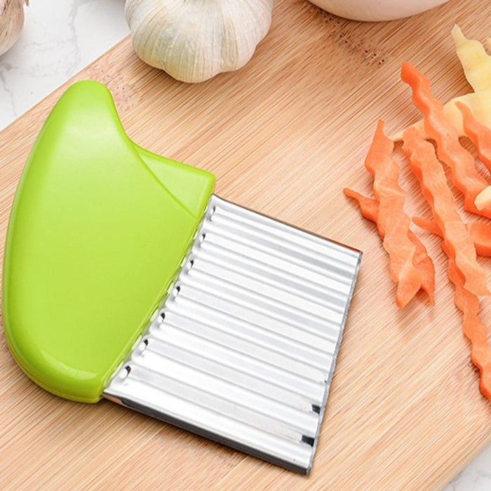 Corrugated Wavy Vegetable Slicer Cutter Tool