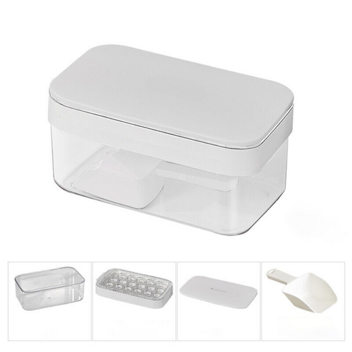 Round Ice Cube Storage Box Set