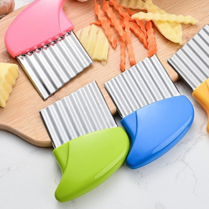 Corrugated Wavy Vegetable Slicer Cutter Tool