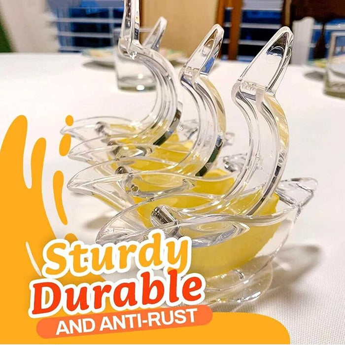 2 Piece Transparent Handheld Lemon Pouring Juicer