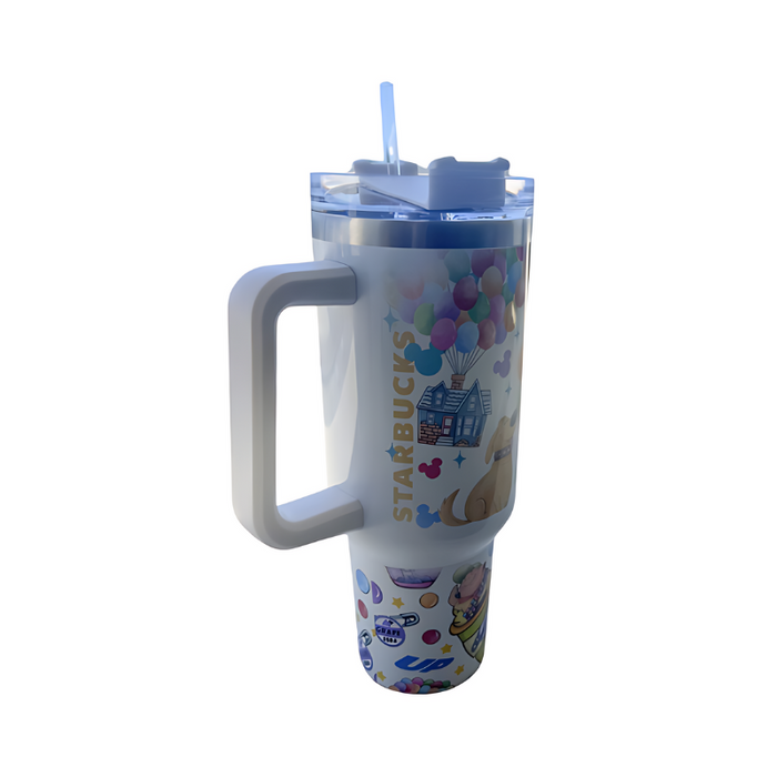 Carl And Ellie Magic Park Up Balloon House 40 oz Travel Tumbler