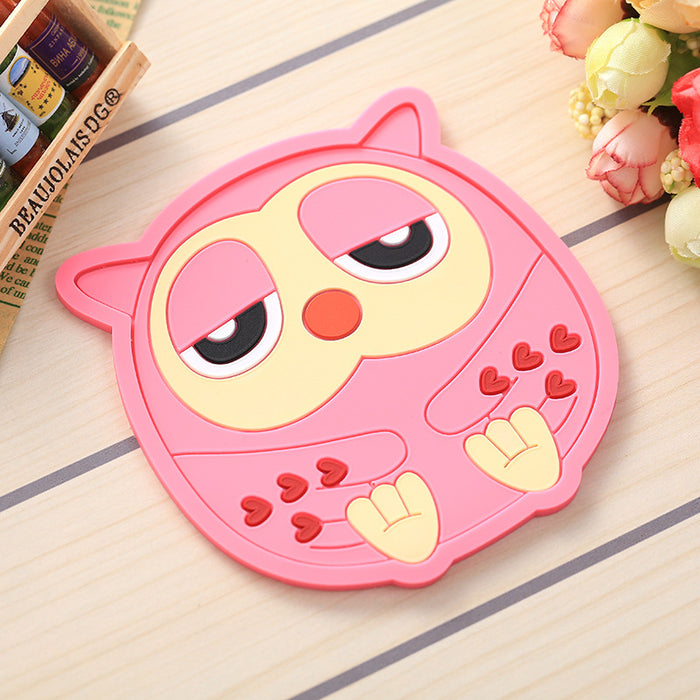 Silicone Cartoon Figure Table Coaster