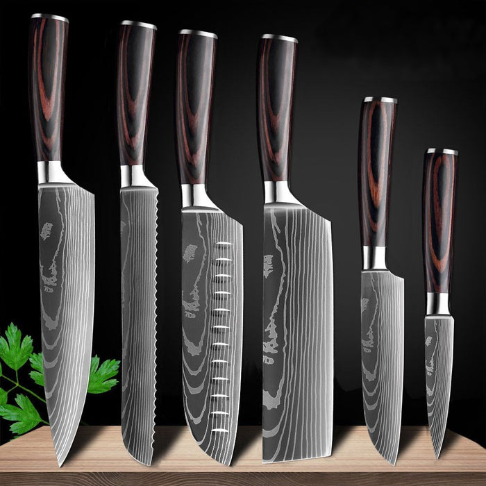 Kitchen Cleaver Slicing Utility Knife Set