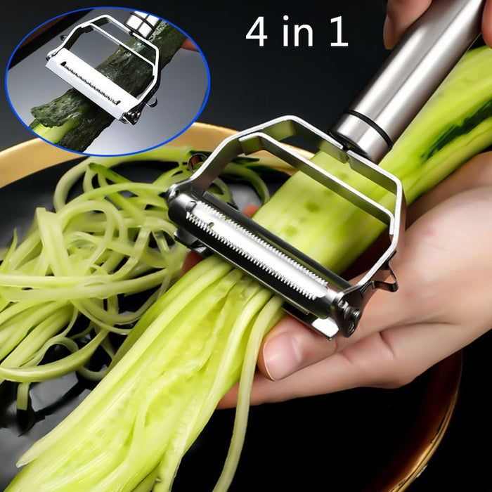 Stainless Steel Multifunction Vegetable Peeler