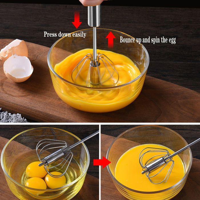 Hand Pressure Semi Automatic Egg Beater