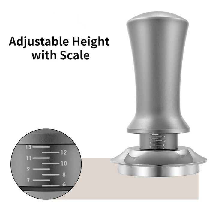 Flat Base Adjustable Espresso Calibrated Coffee Tamper