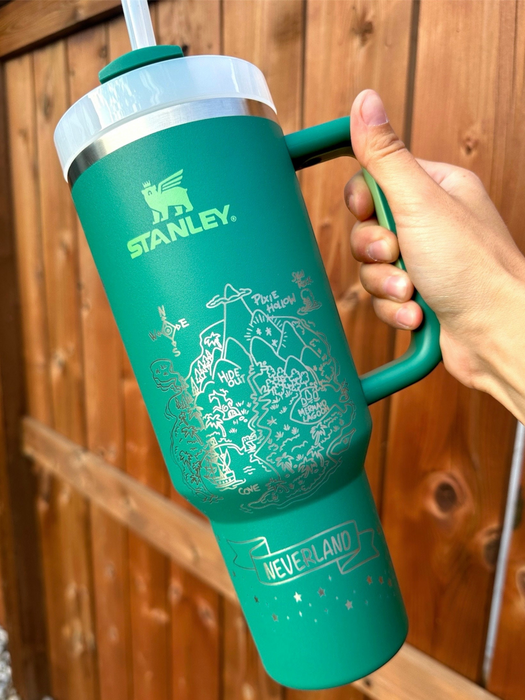 Adventure Map 40oz Tumbler With Neverland Design