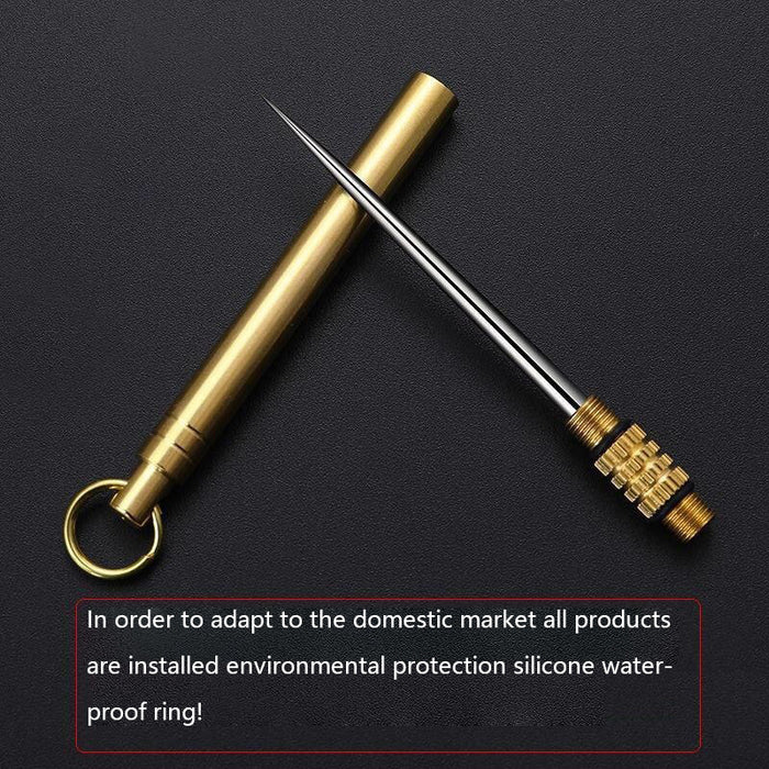 Titanium Outdoor Portable Toothpick Tube