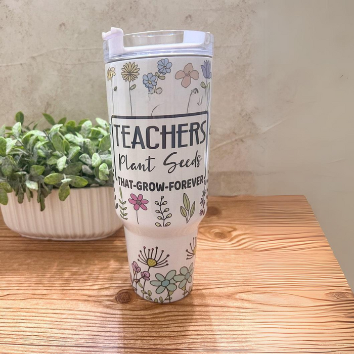 Teacher's Perfect Companion 40 oz Handle Tumbler