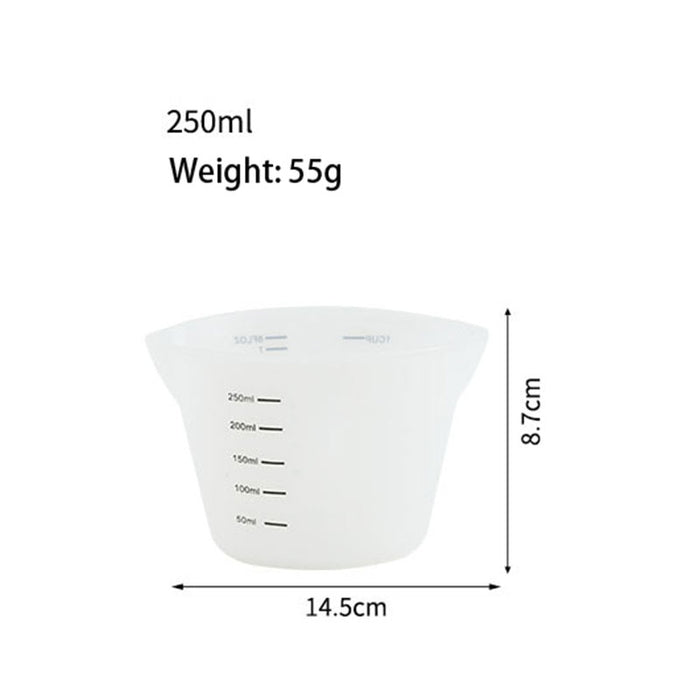 Silicone Measuring Cup With Clear Scale