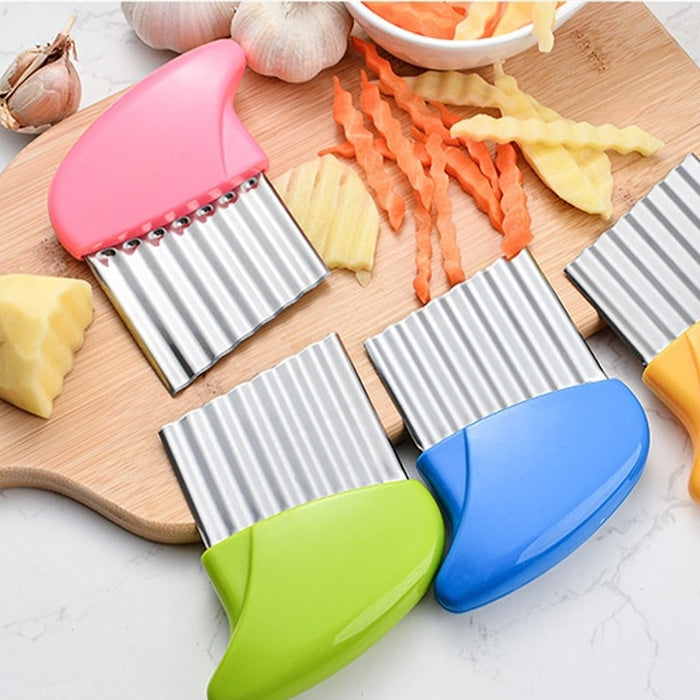 Corrugated Wavy Vegetable Slicer Cutter Tool