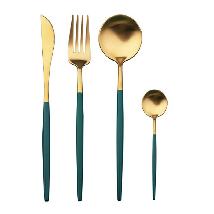 Gold Dinnerware Set