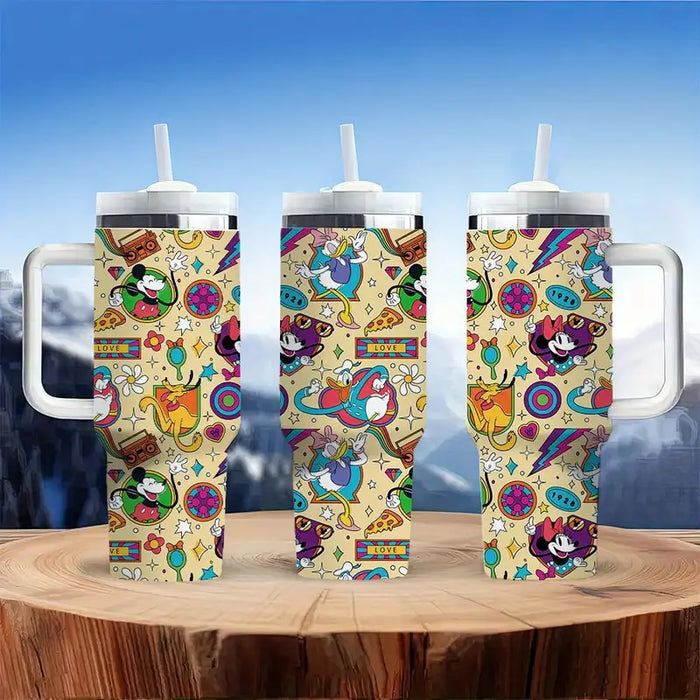 40Oz Cartoon Characters Insulated Tumbler