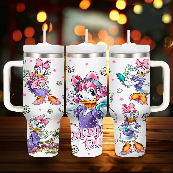 40Oz Daisy Duck Insulated Tumbler