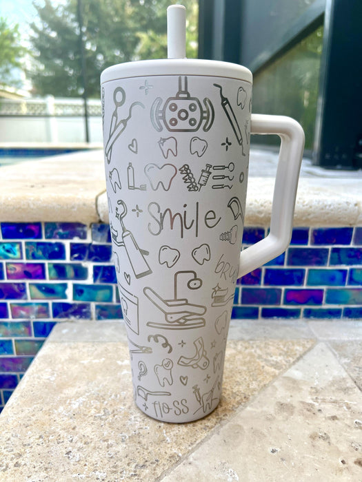 40 Oz Minimalist Themed Tumbler