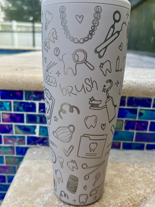 40 Oz Minimalist Themed Tumbler