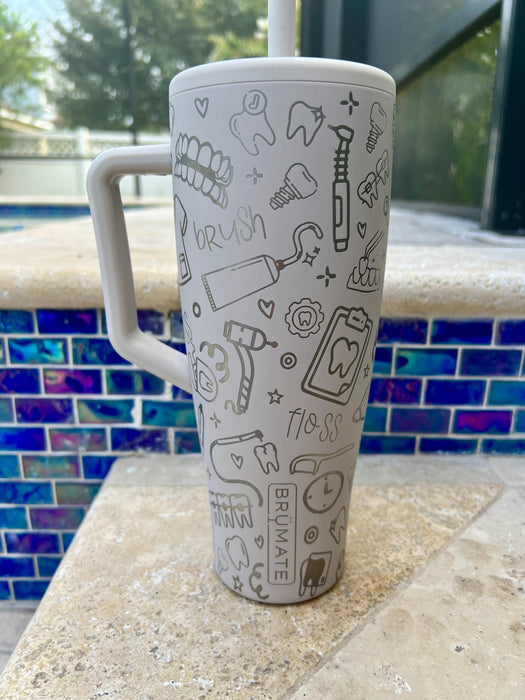 40 Oz Minimalist Themed Tumbler