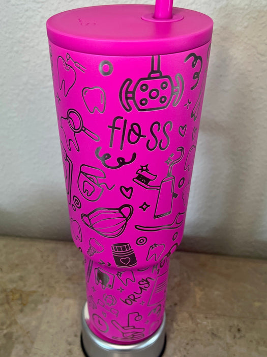 40 Oz Motivational Designed Tumbler