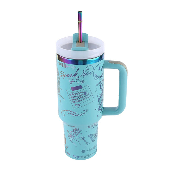 Taylor Swift 40oz Insulated Tumbler With Straw