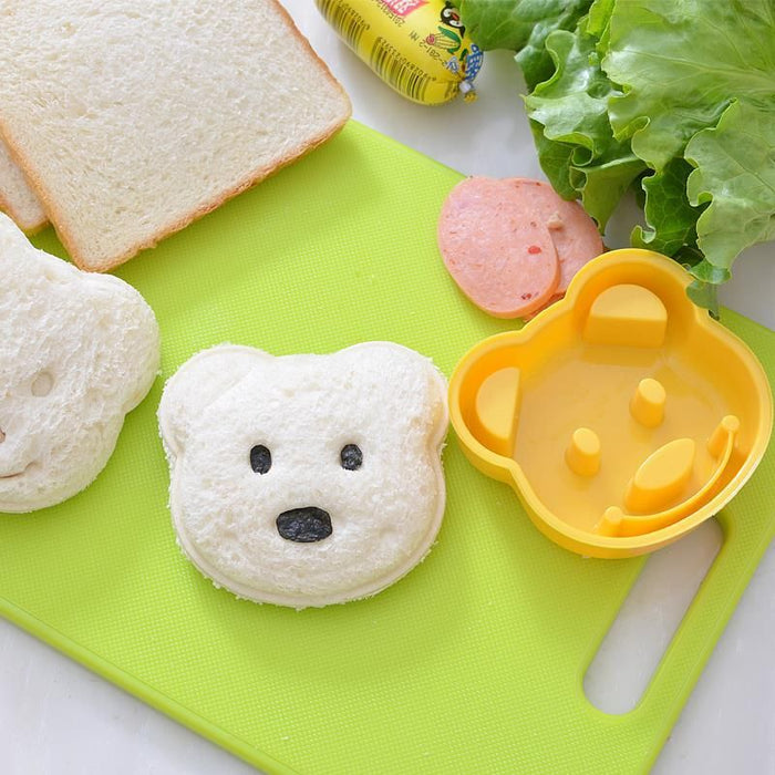 Kitchen Breakfast Bear Sandwich Mold