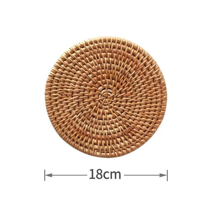 Natural Round Hand Woven Table Placemat