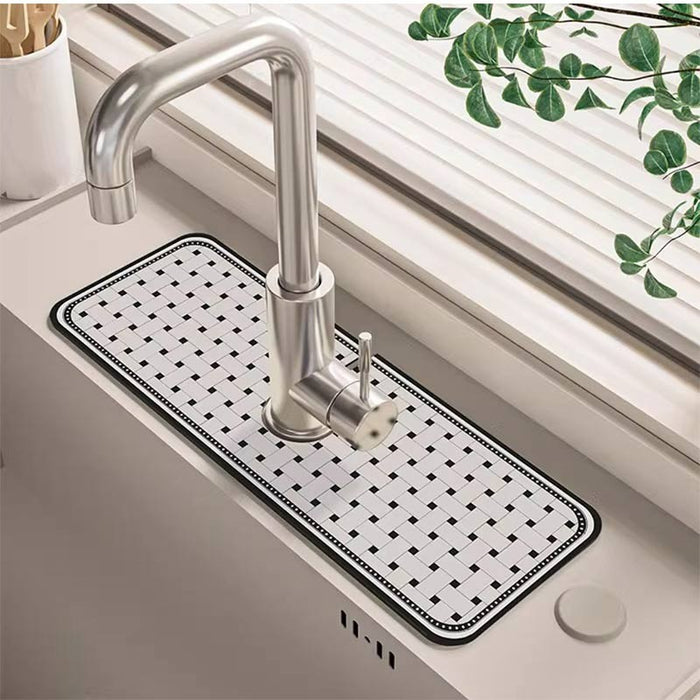 Classic Sink Faucet Countertop Drain Mat