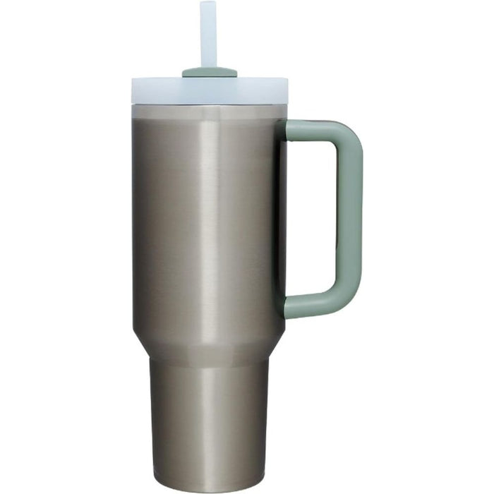 Stainless Steel Vacuum Tumbler With Lid And Straw