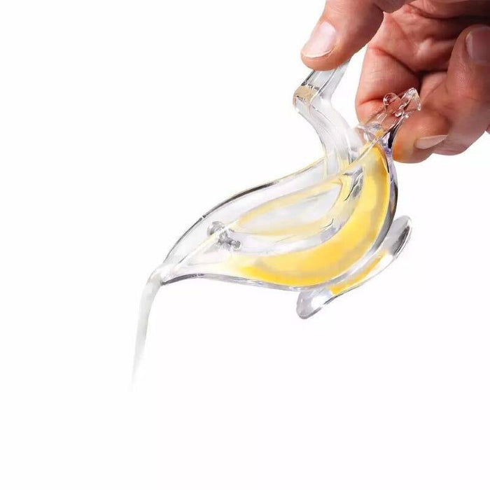 2 Piece Transparent Handheld Lemon Pouring Juicer