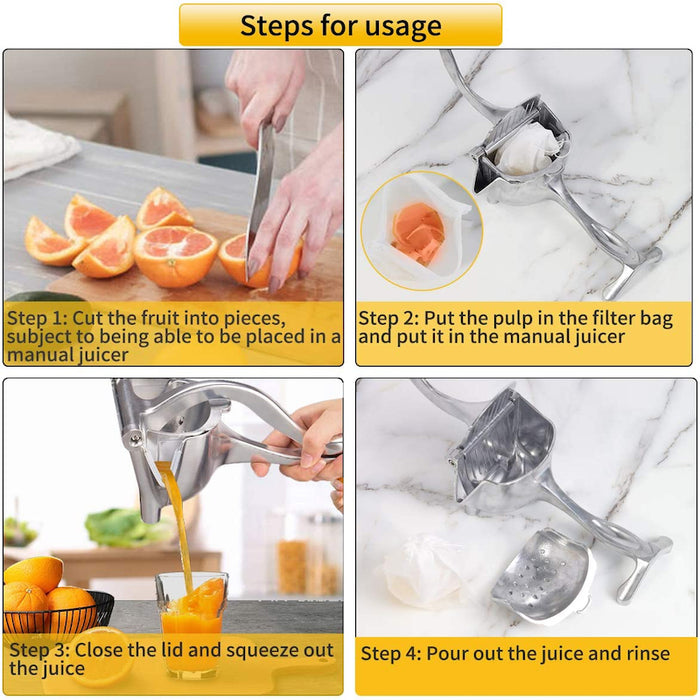 Manual Hand Press Fruit Juicer