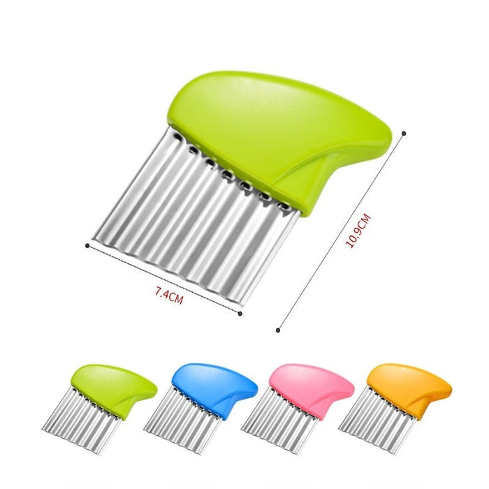 Corrugated Wavy Vegetable Slicer Cutter Tool